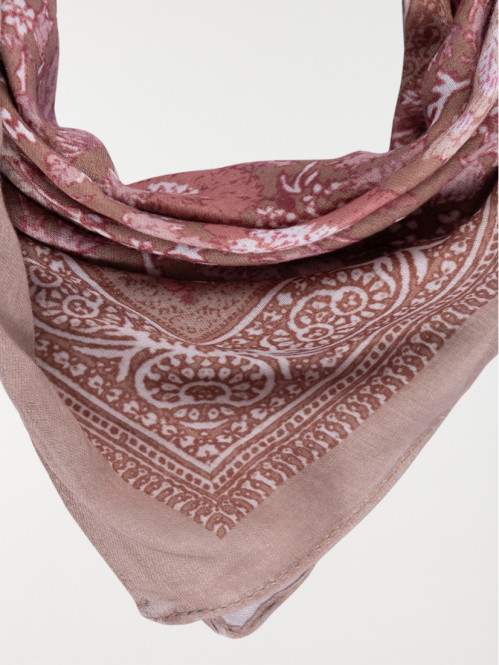 Foulard motif fantaisie femme