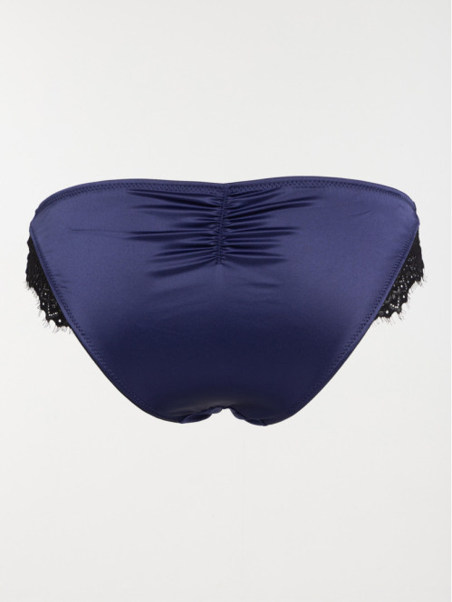 Culotte satinée et dentelle...