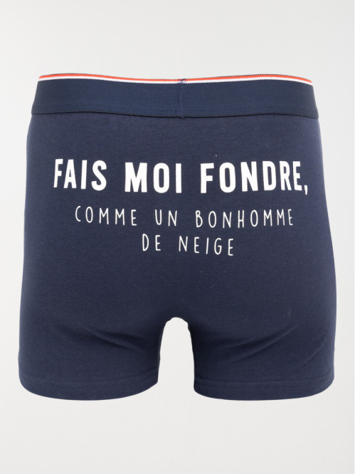 Boxer bonhomme de neige homme