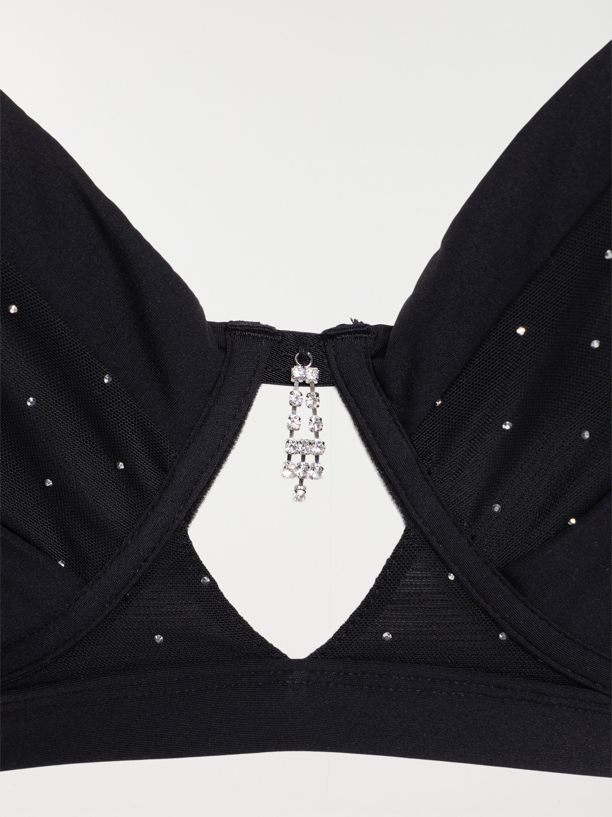 Soutien-gorge strass grande taille femme