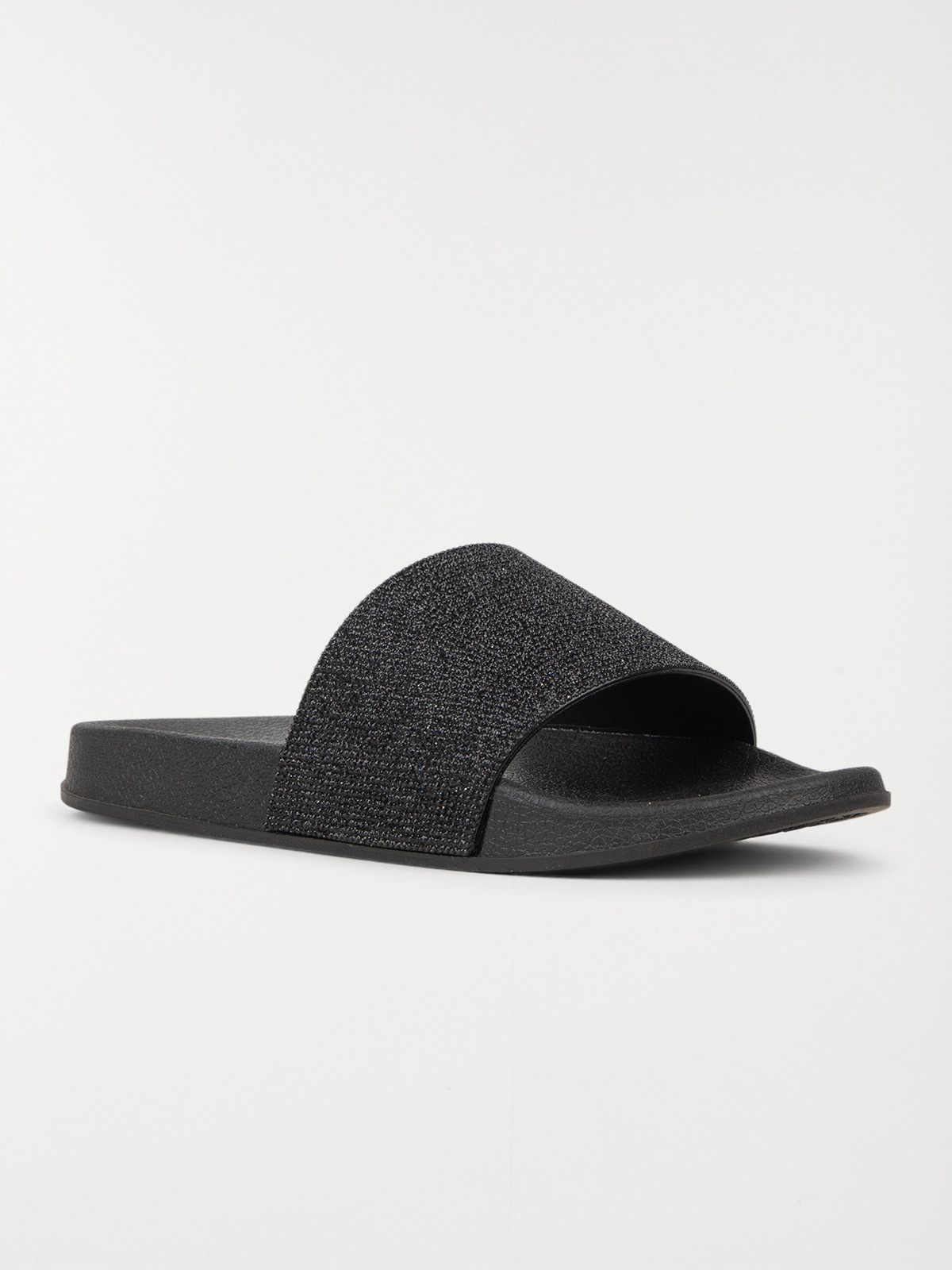 Claquettes coloris noir femme (36-41)