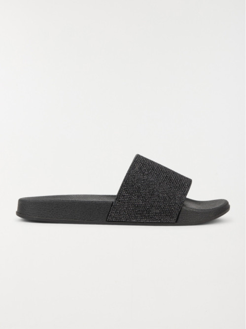 Claquettes coloris noir...