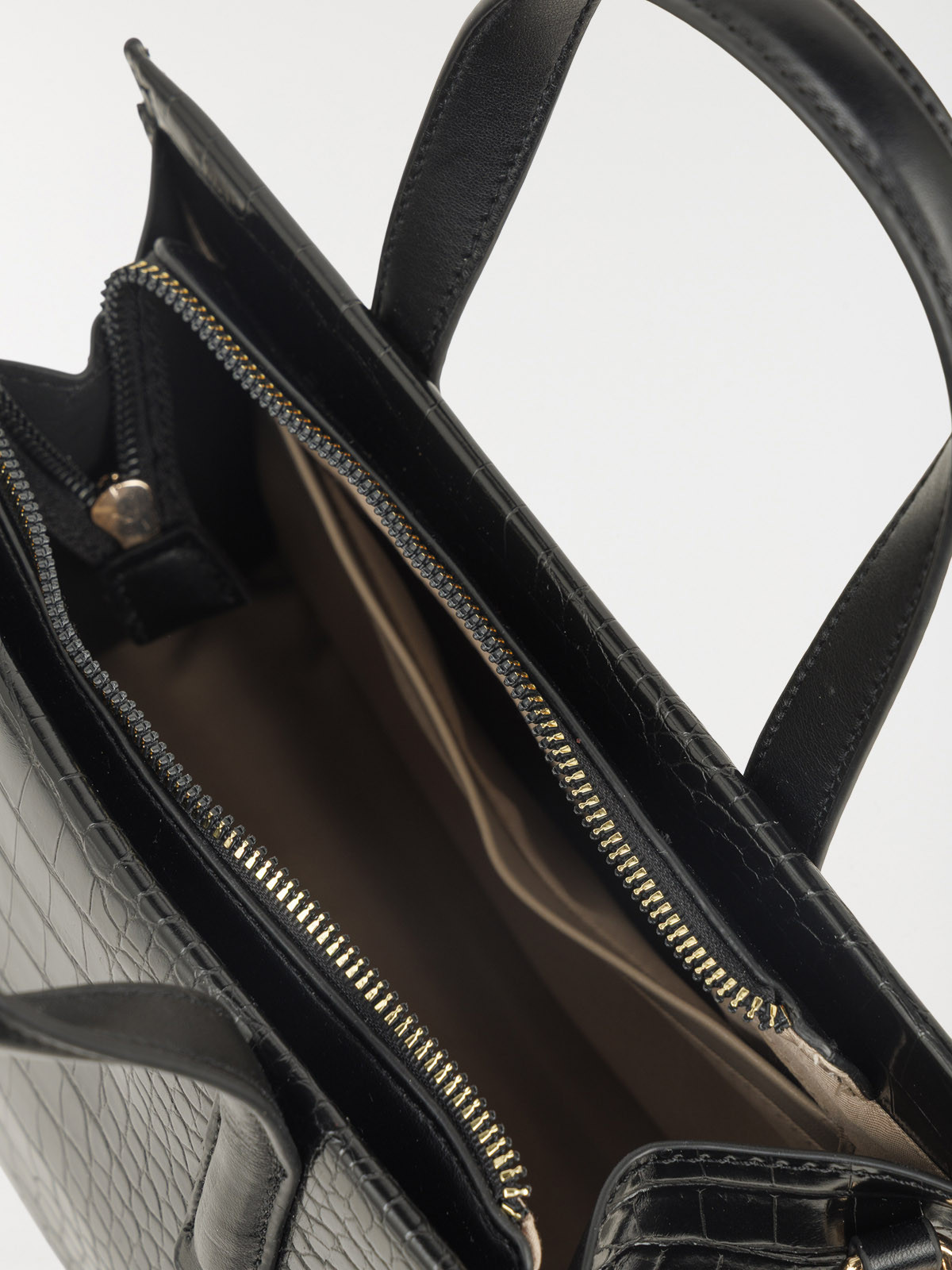 Sac à main texturé femme