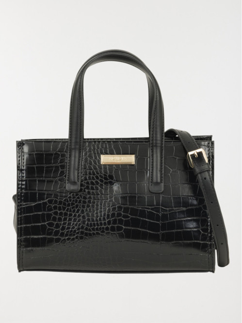 Sac à main texturé femme