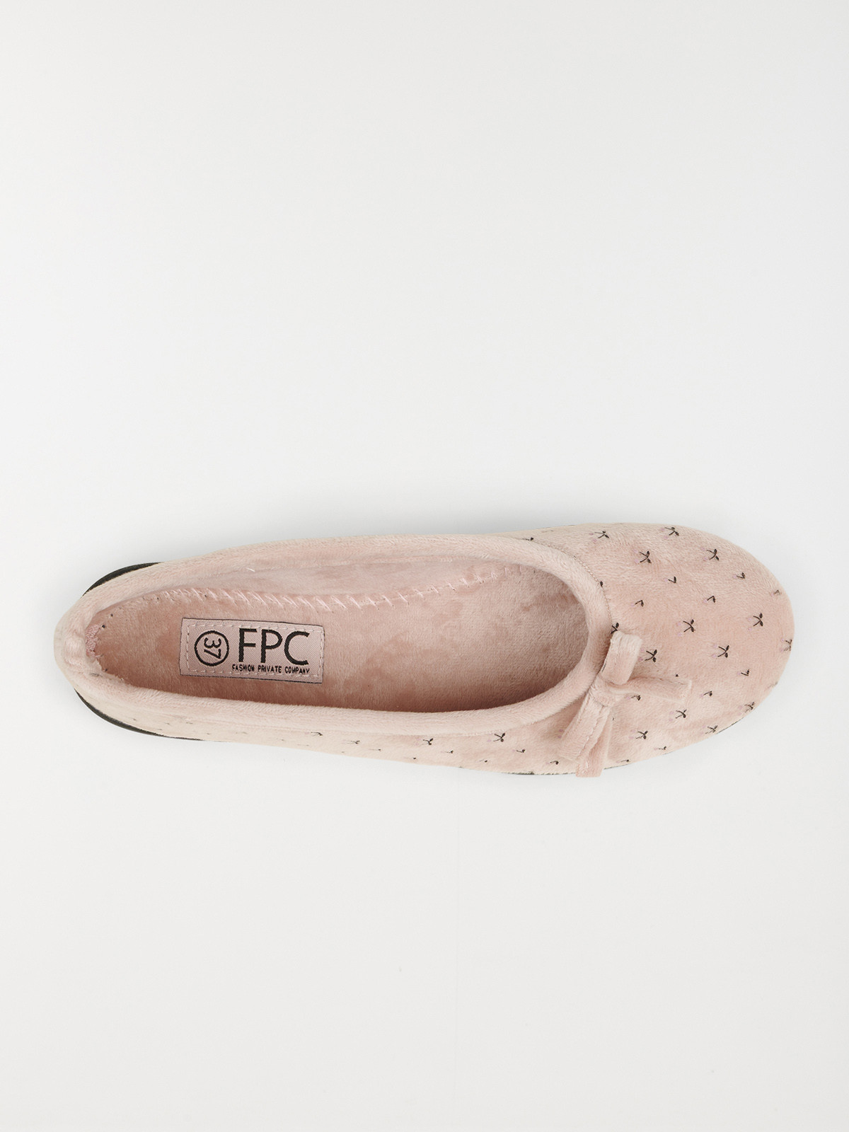 Chausson ballerine rose femme (36-41) 