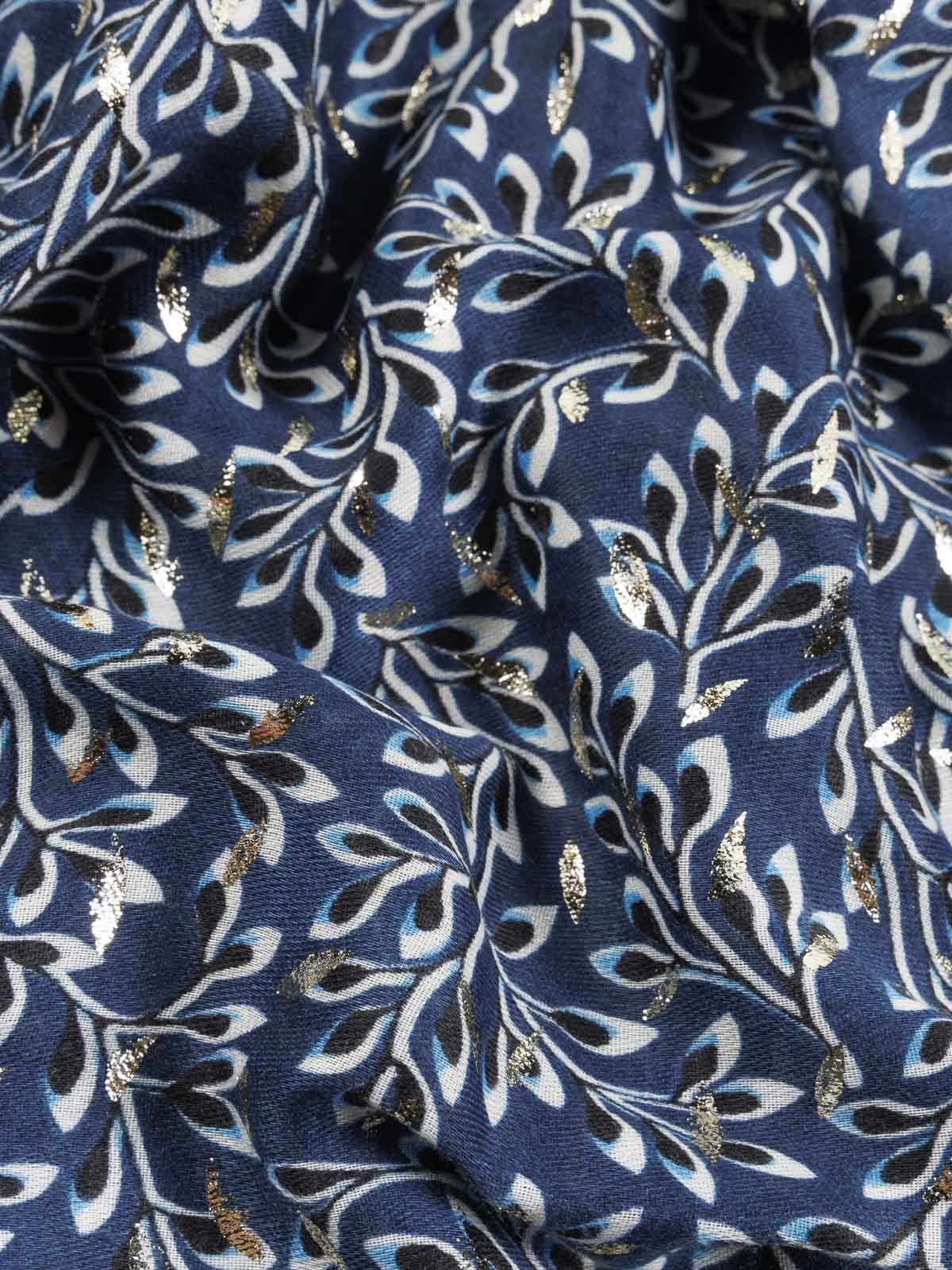 Foulard femme imprimé feuillage Foulard femme imprimé feuillage