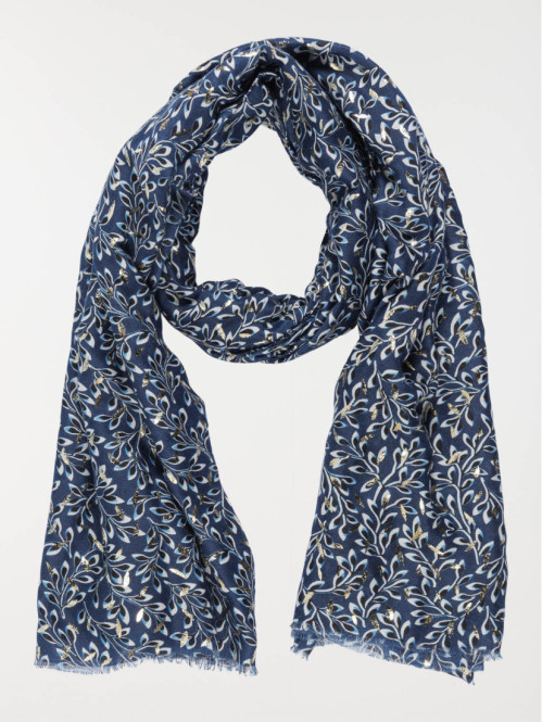  Foulard femme imprimé feuillage