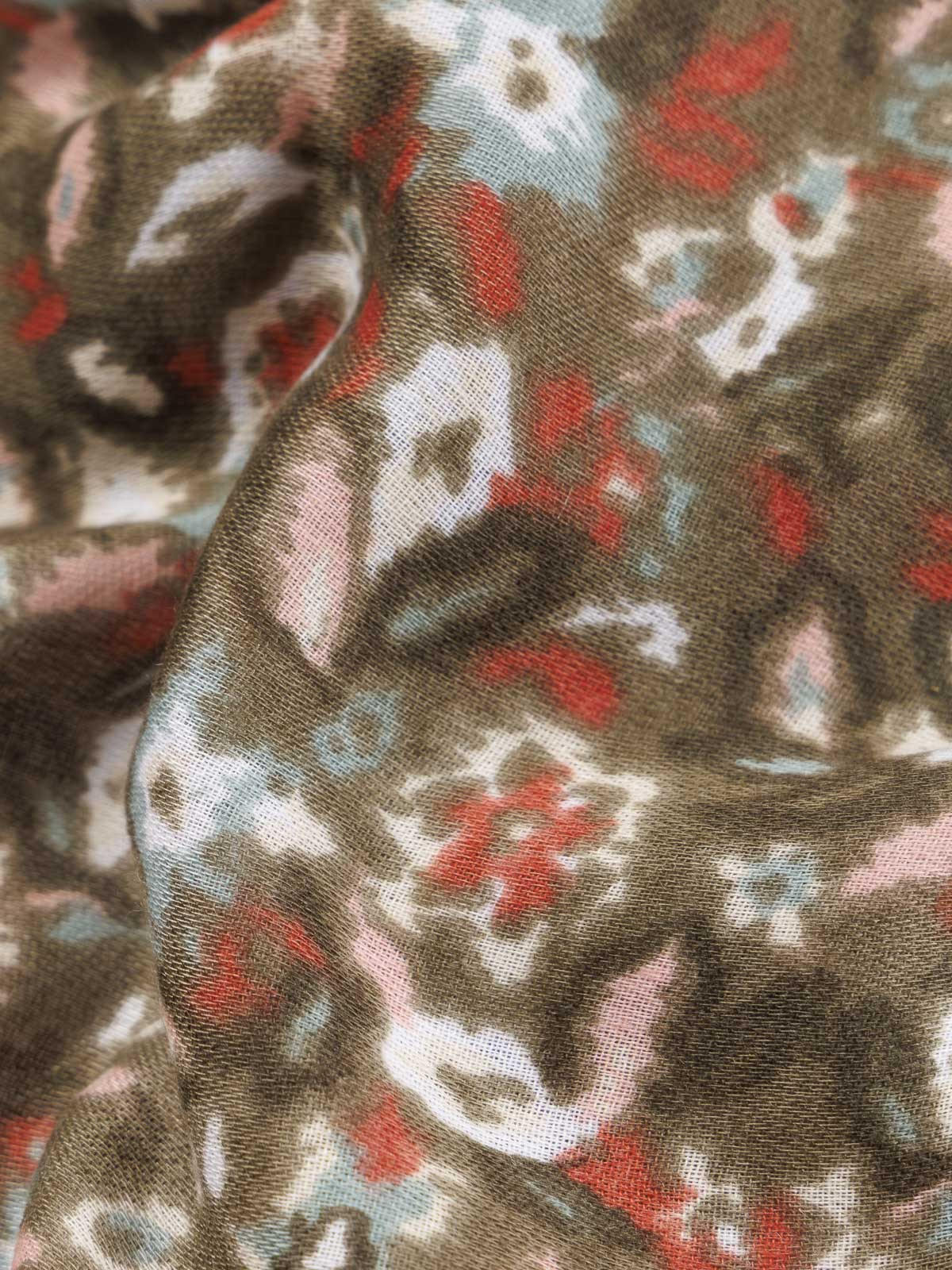 Foulard imprimé fleuri femme