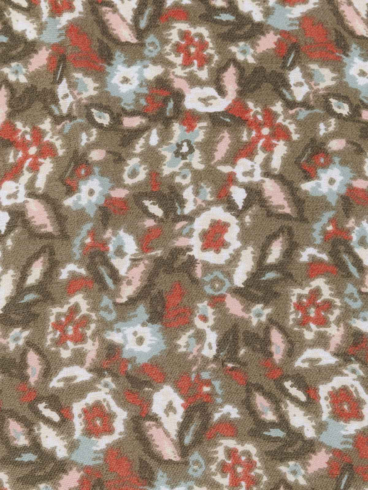 Foulard imprimé fleuri femme