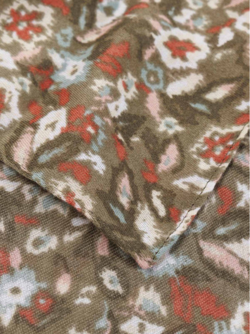 Foulard imprimé fleuri femme