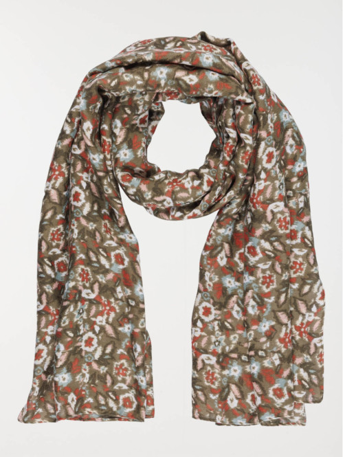  Foulard imprimé fleuri femme