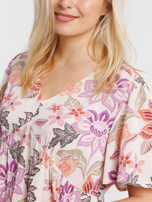 Blouse imprimée florale femme