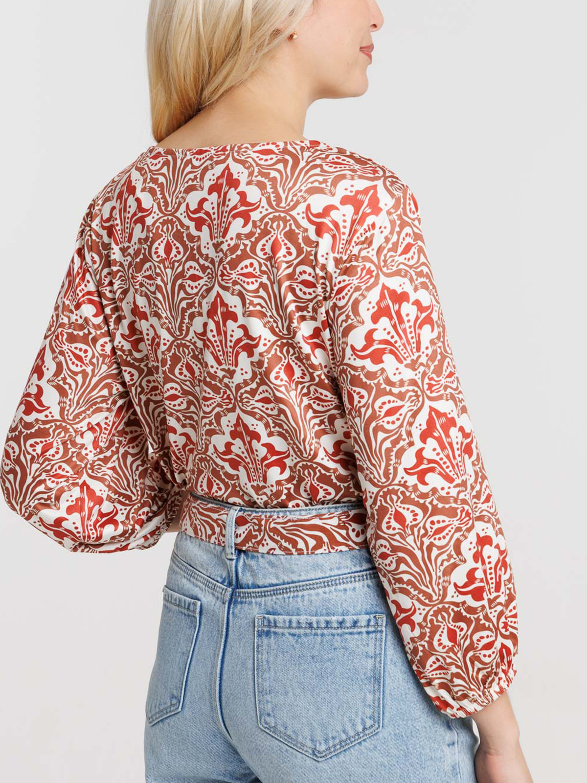 T-shirt imprimé manches longues femme T-shirt imprimé manches longues femme