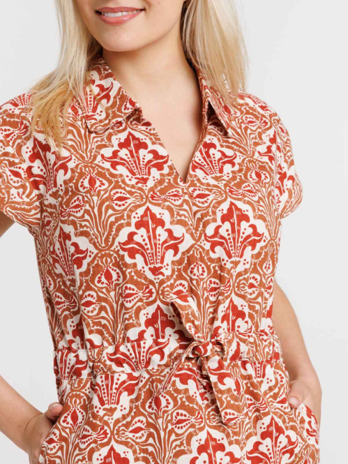 Robe courte imprimée femme Robe courte imprimée femme