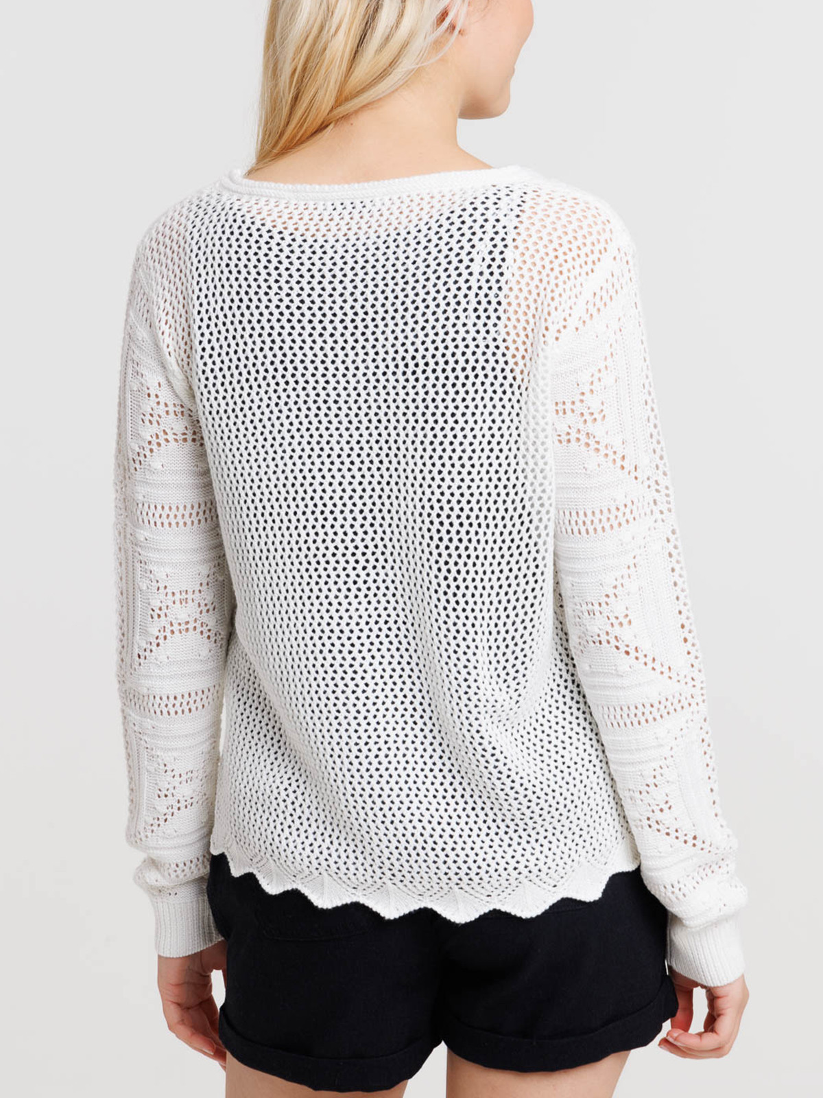 Gilet blanc à nouer femme