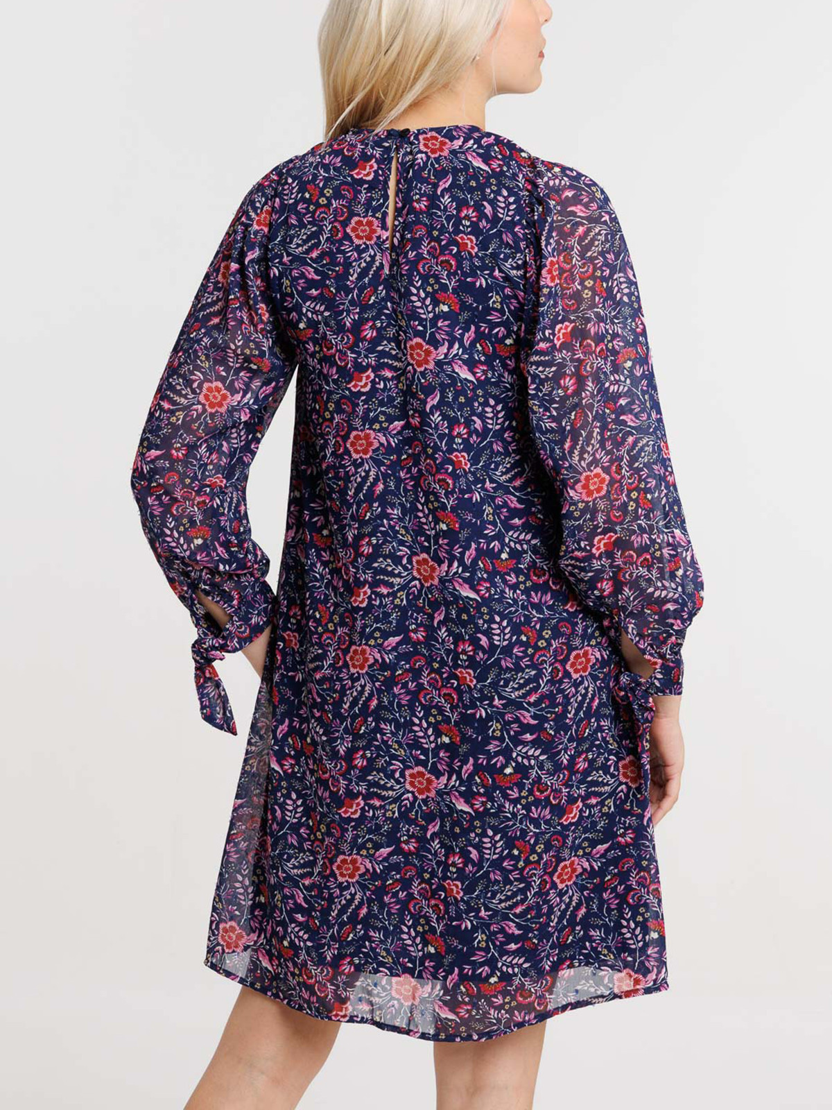 Robe voile imprimé fleuri femme