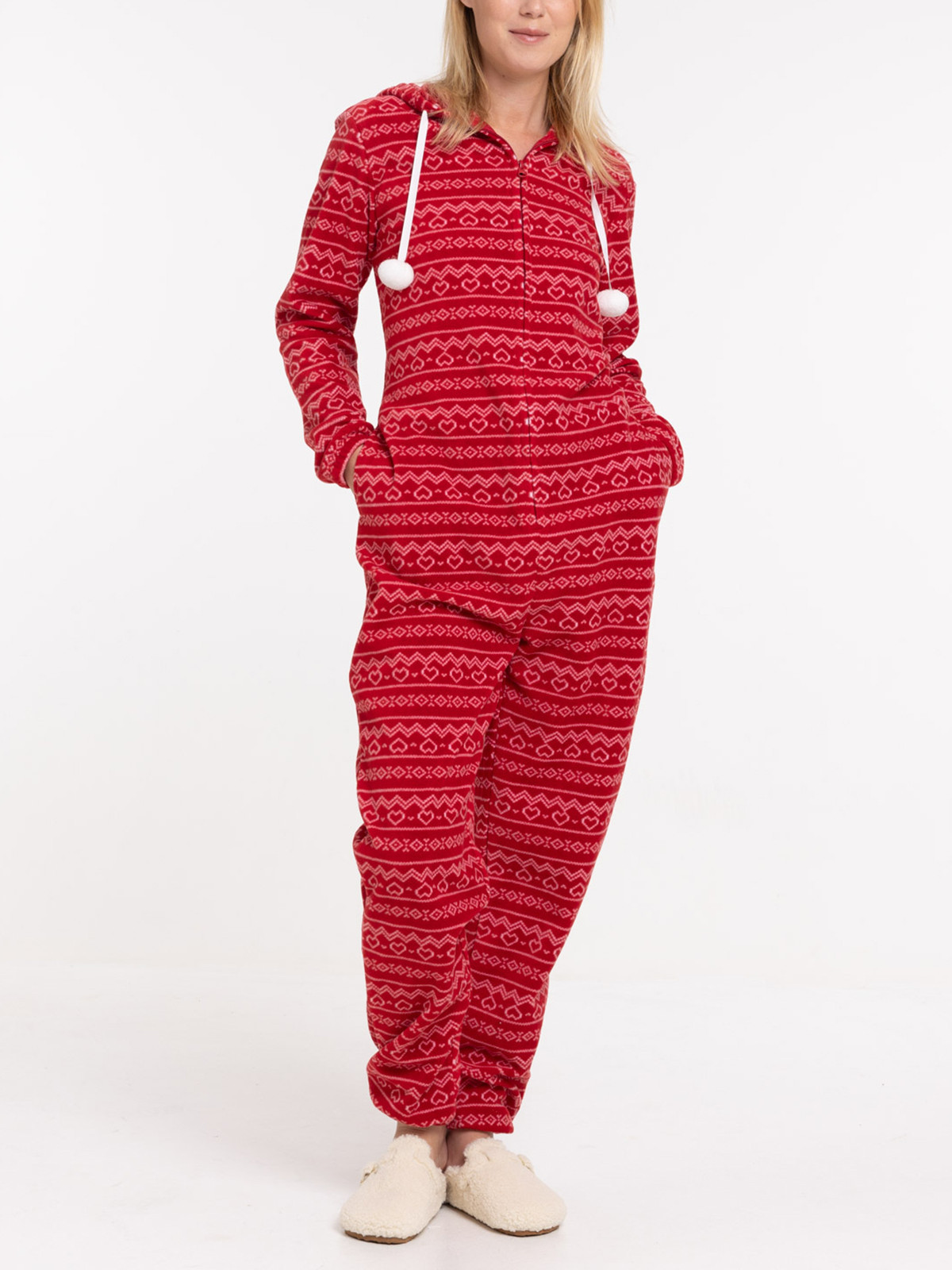 Combinaison noël rouge femme Combinaison noël rouge femme