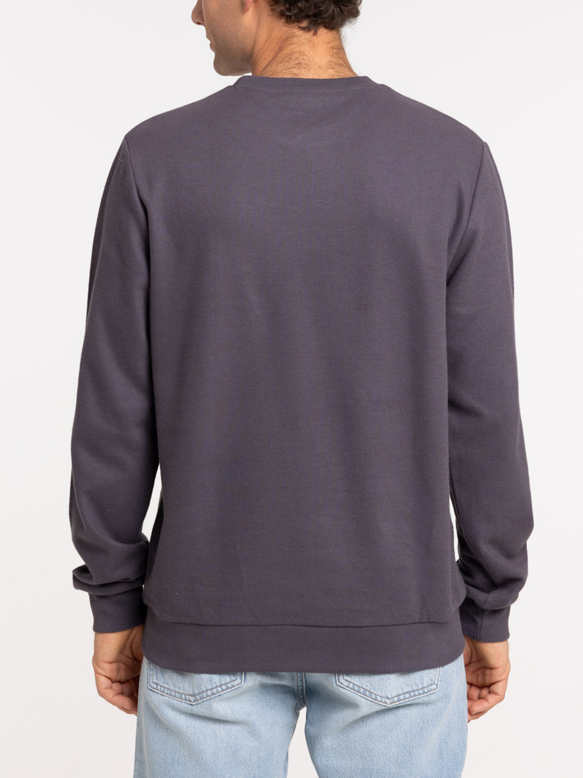 Pull bleuâtre col rond homme Pull bleuâtre col rond homme