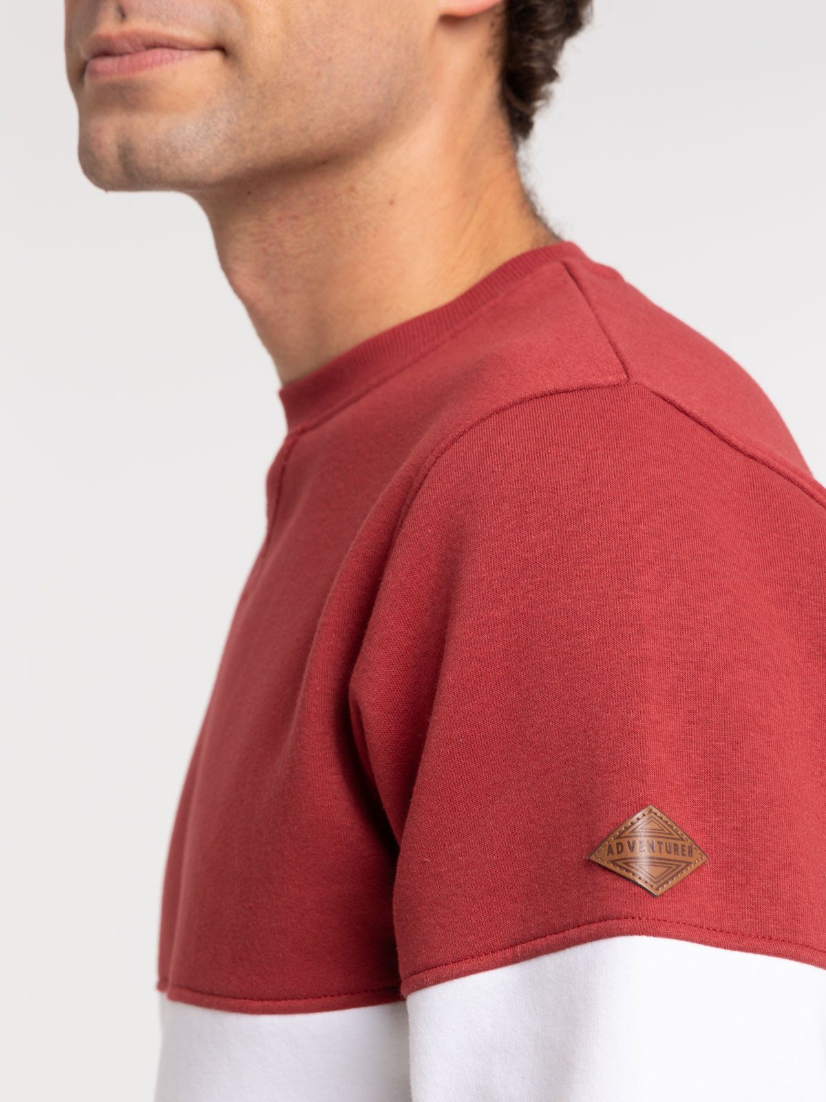 Sweat tricolore col rond homme Sweat tricolore col rond homme