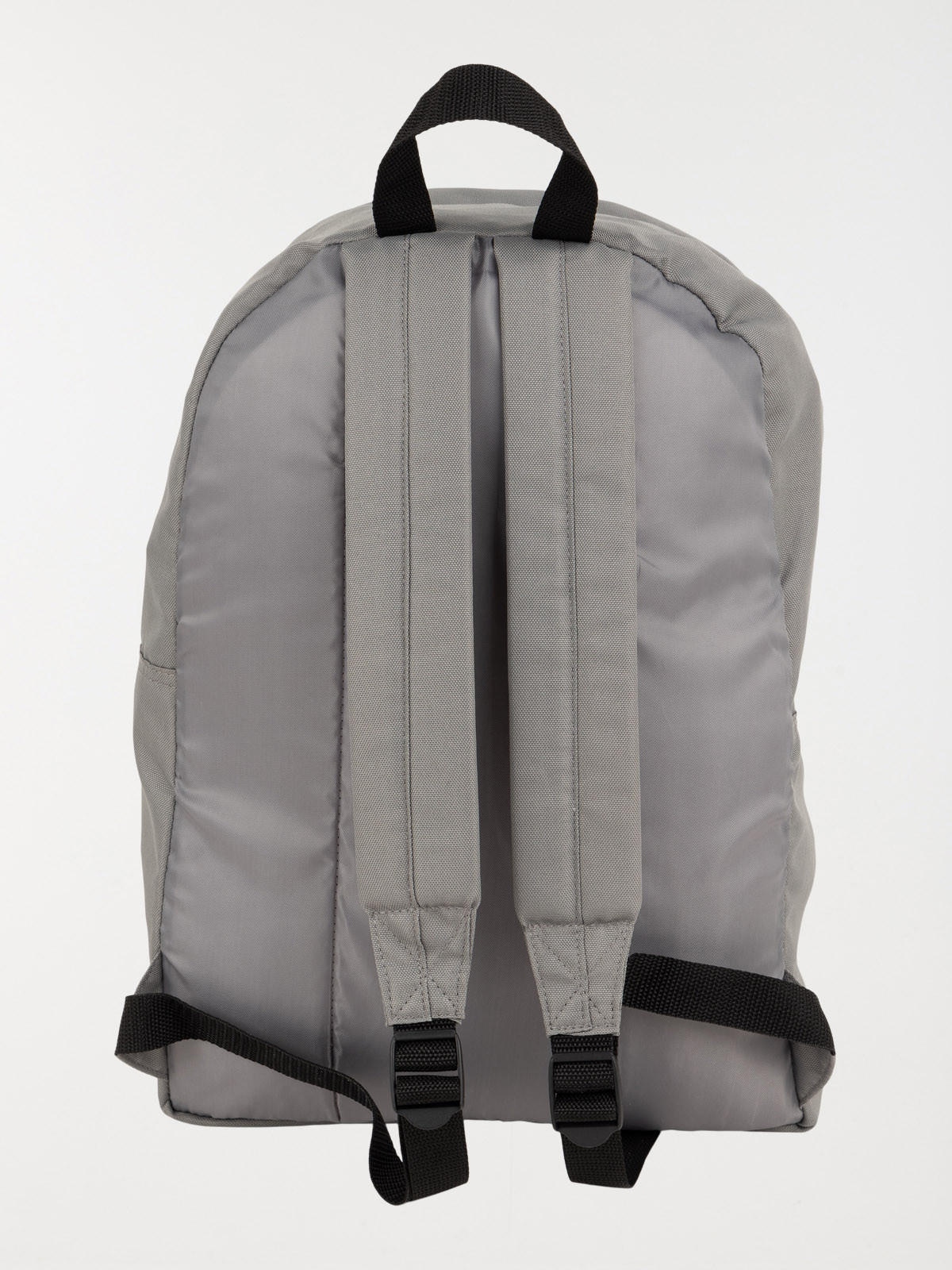 Sac à dos gris poche avant zippée Sac à dos gris poche avant zippée