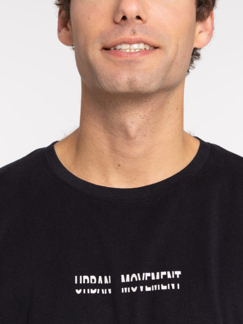 T-shirt imprimé dos noir homme