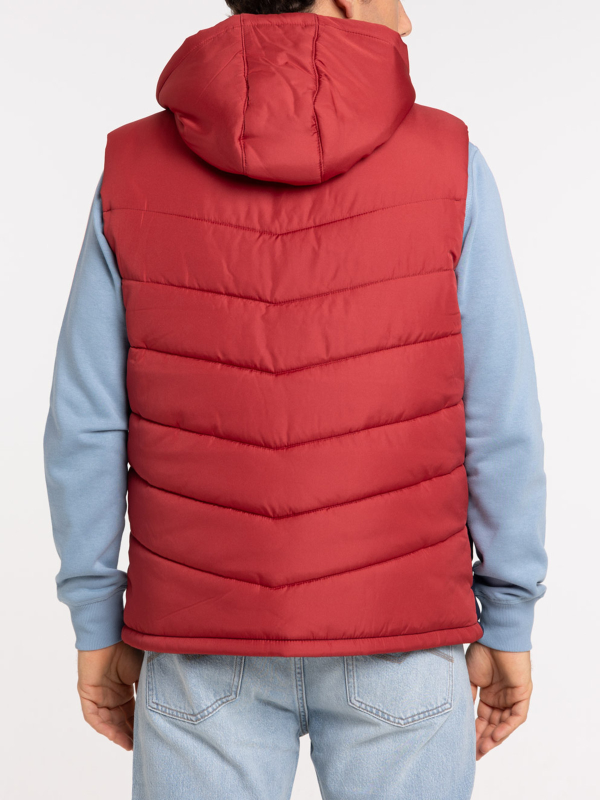 Veste tricolore sans manches homme