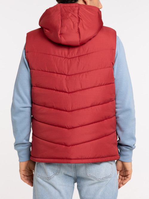 Veste tricolore sans manches homme