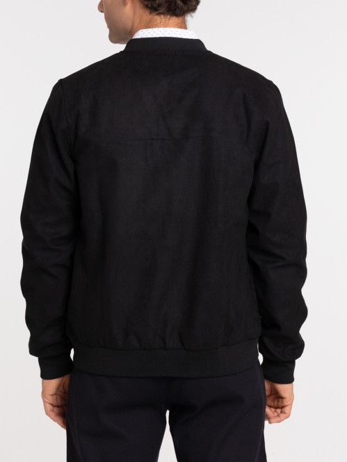 Blouson suédine noir homme Blouson suédine noir homme