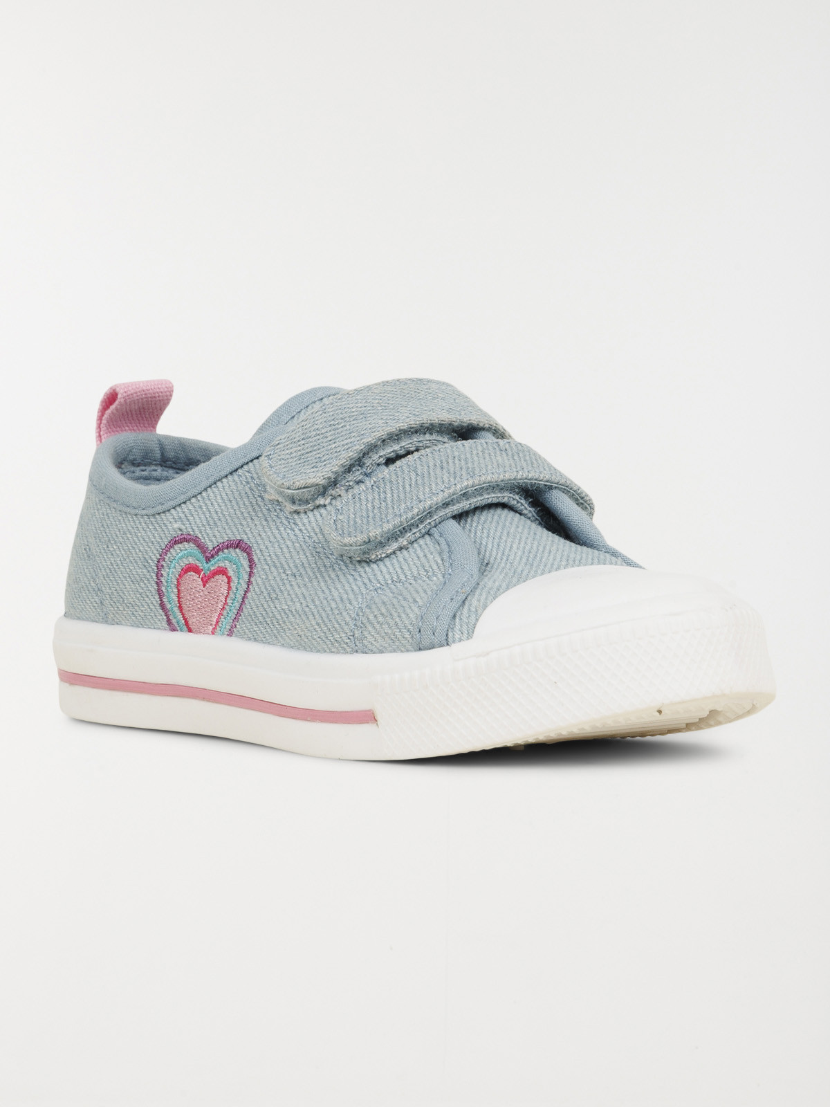 Tennis toile coeur fille (24-30) Tennis toile coeur fille (24-30)