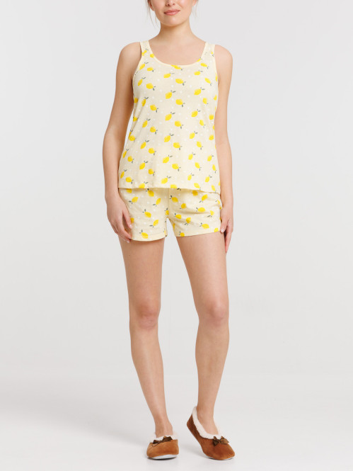Pyjacourt citron femme