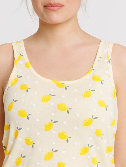 Pyjacourt citron femme