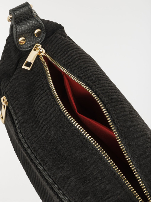 Sac à main velours femme