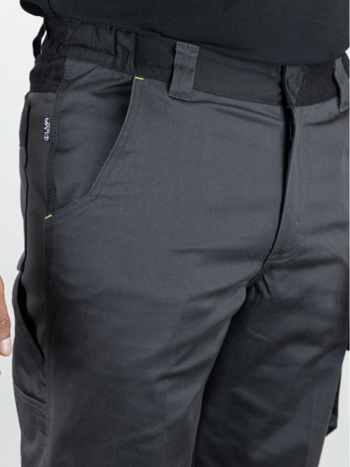 Bermuda de travail gris