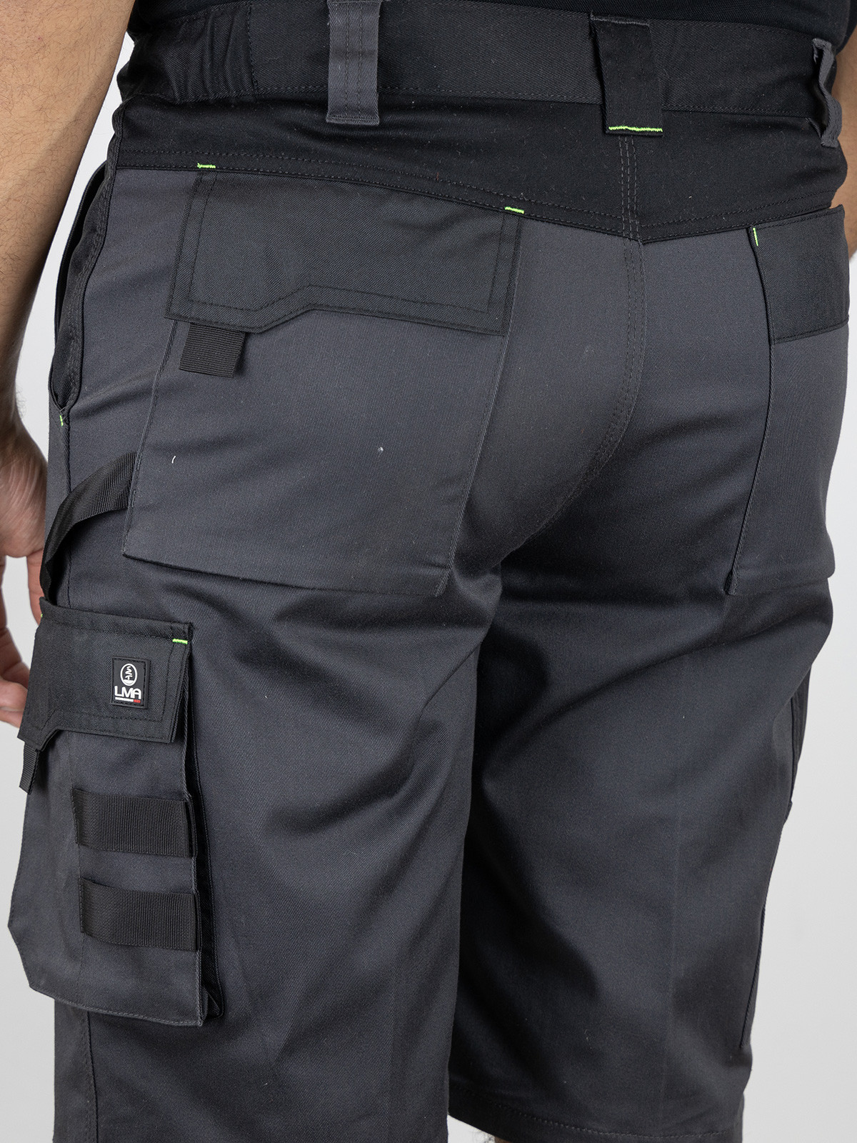 Bermuda de travail gris