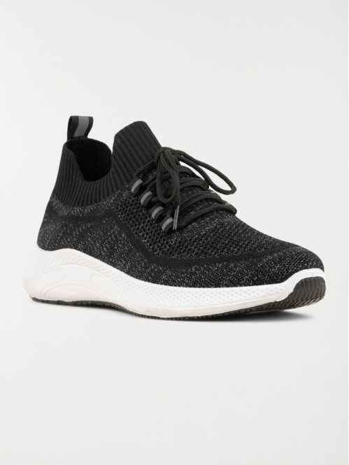 Baskets chaussettes homme noir (40-46)