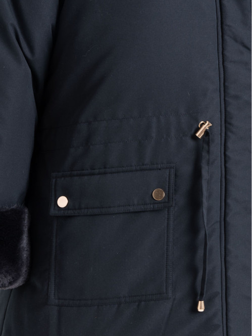 Parka noir grande taille femme Parka noir grande taille femme