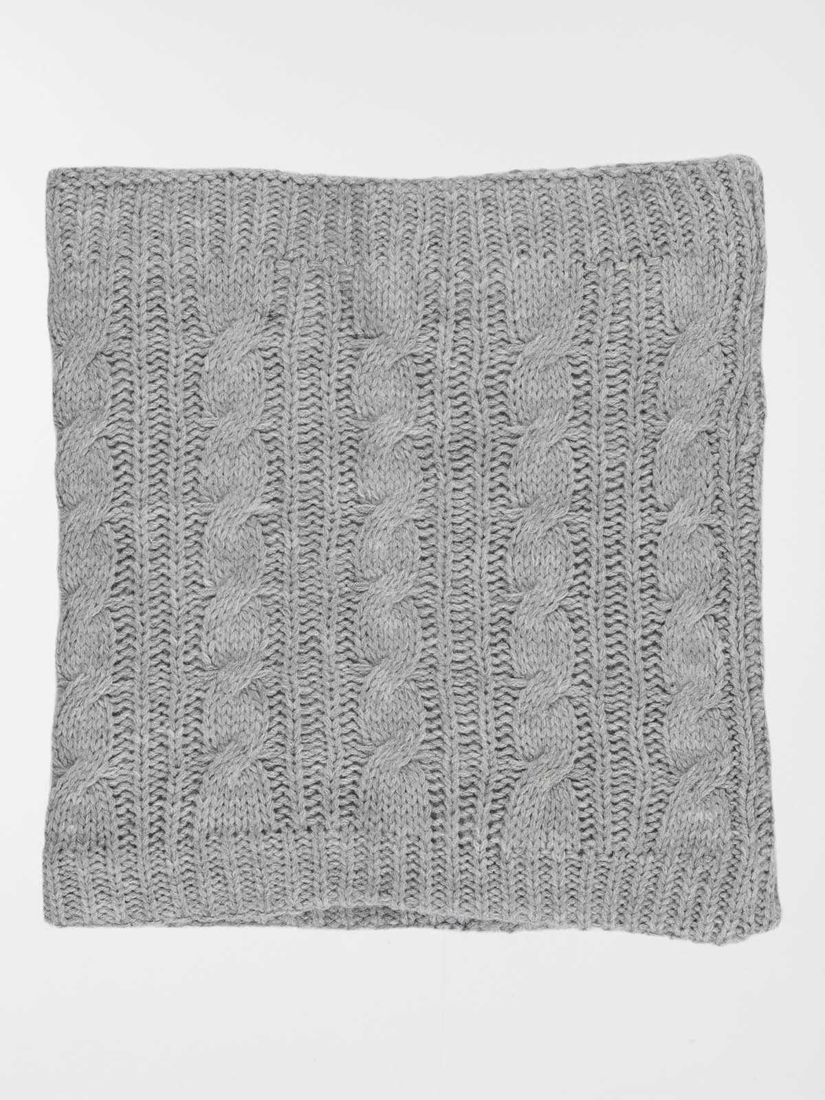 Snood polaire gris chiné homme Snood polaire gris chiné homme