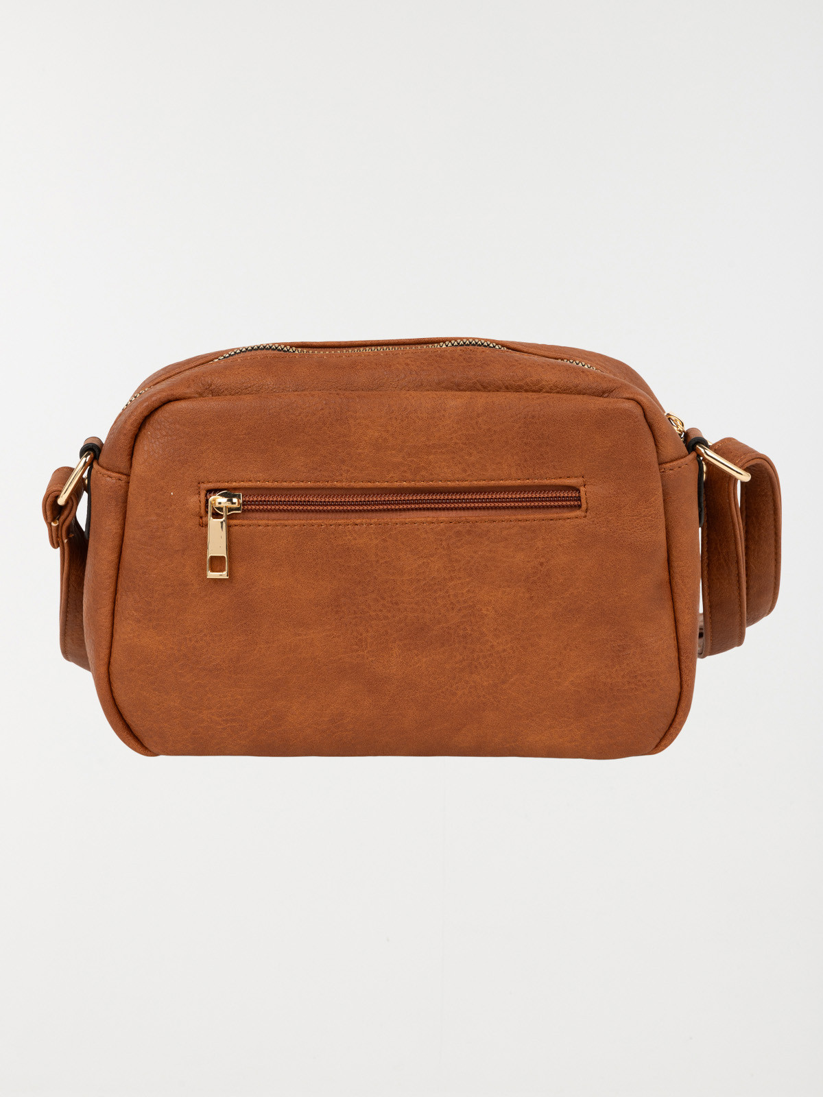 Sac besace trèfle doré femme