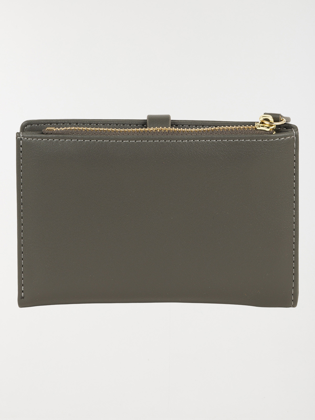 Portefeuille uni fleur dorée femme Portefeuille uni fleur dorée femme