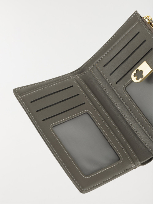 Portefeuille uni fleur...