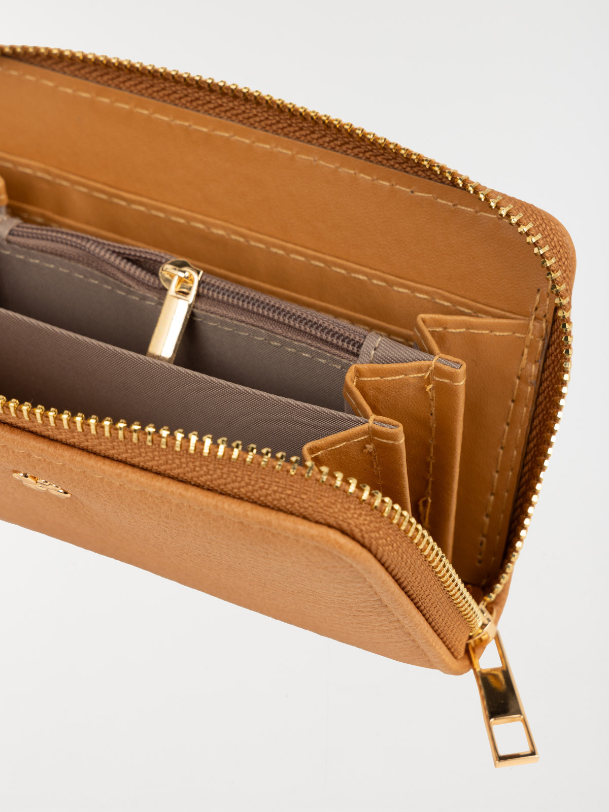 Portefeuille trèfle doré femme Portefeuille trèfle doré femme