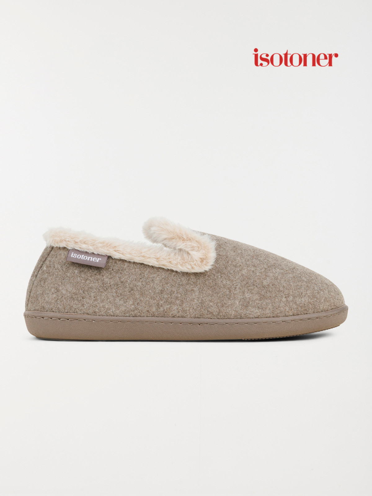 Pantoufle fourrée Isotoner femme (36-41)