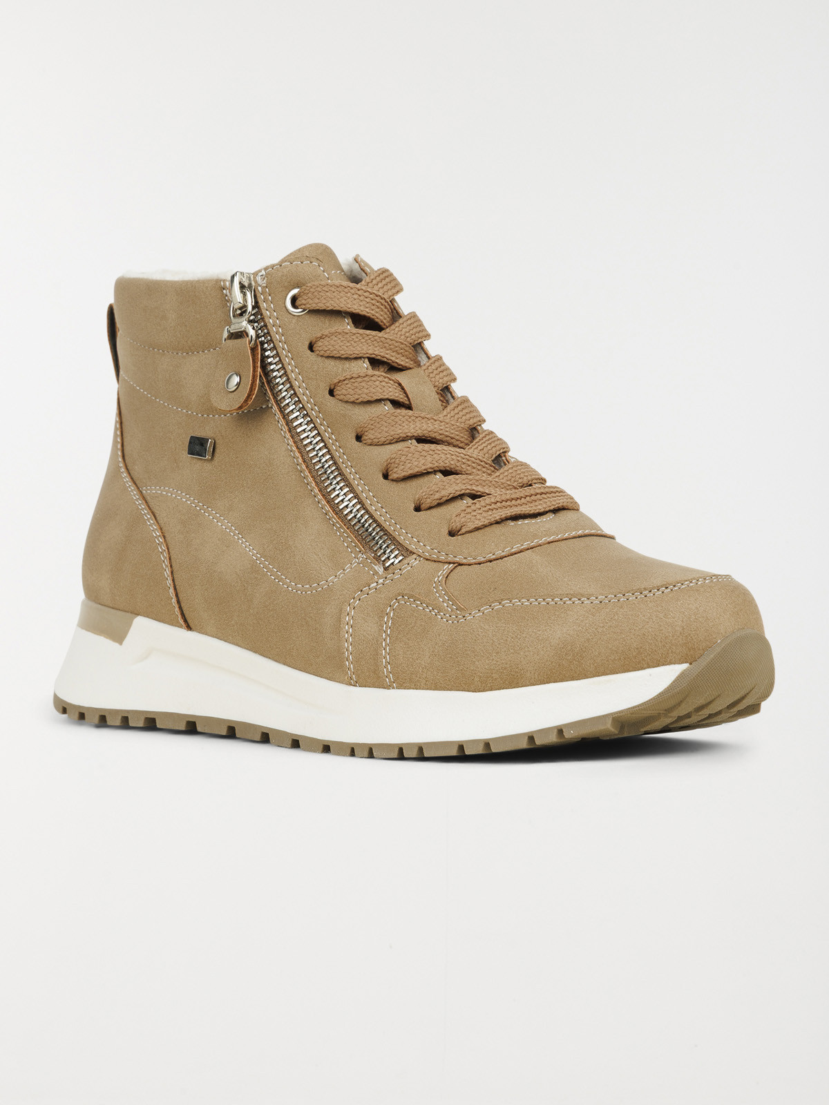 Baskets montantes femme taupe (36-41) Baskets montantes femme taupe (36-41)