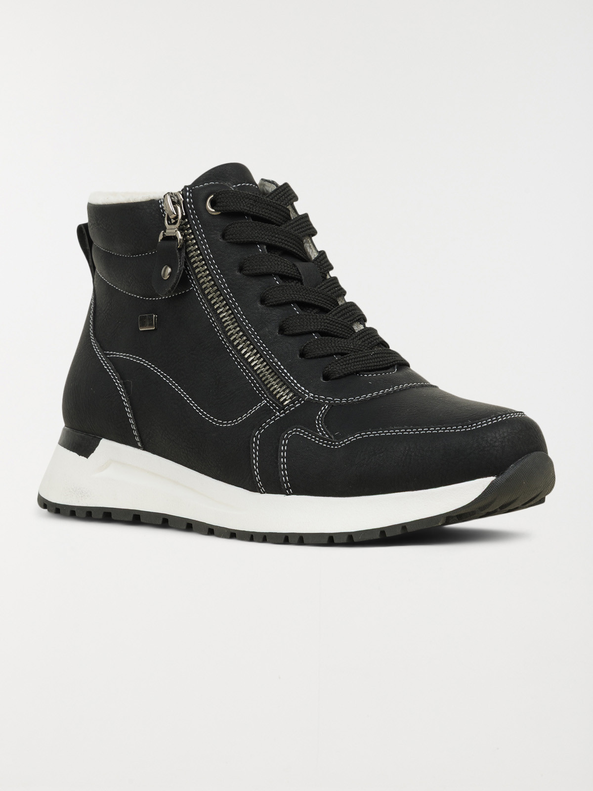 Baskets montantes femme noir (36-41) Baskets montantes femme noir (36-41)