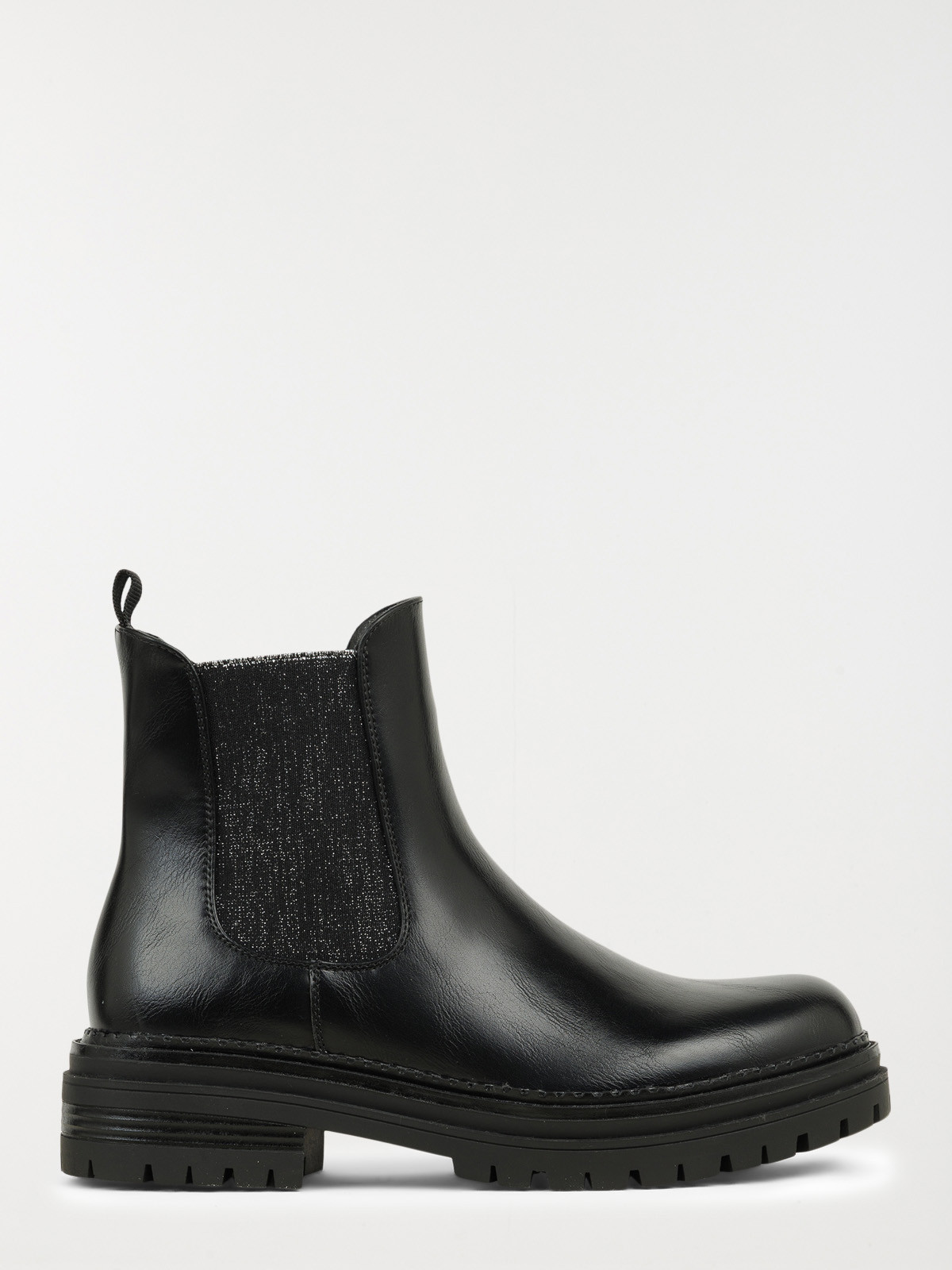 Bottines plates noires femme (36-41)
