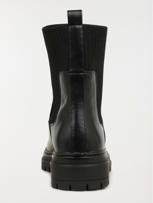 Bottines coloris noir femme...