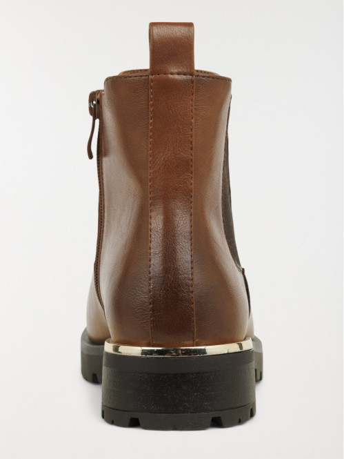 Bottines femme camel (36-41)