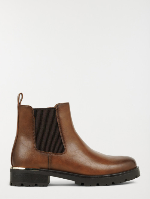 Bottines femme camel (36-41)