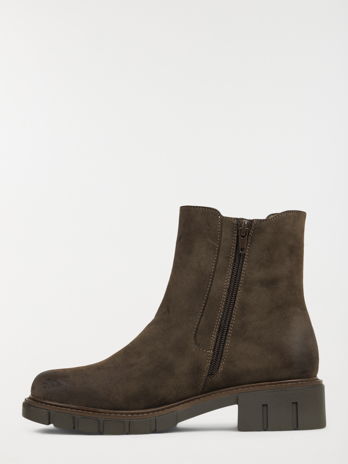 Bottines à talon marrons femme(36-41)