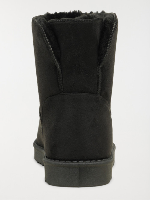 Boots femme coloris noir...